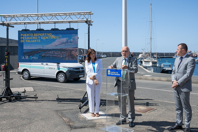 El Cabildo ejecuta 6,2 millones del Plan de Desarrollo Azul del puerto de Taliarte